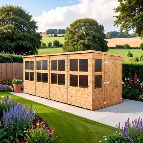 Empire pent potting - potting, shed