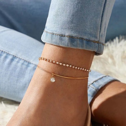 Women anklet sterling silver - women,
