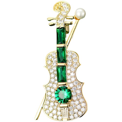 Violin brooch pin gorgeous - violin,