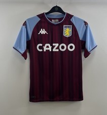 Aston Villa Home Football Shirt 2021/22 Children’s 14 Years Kappa H352