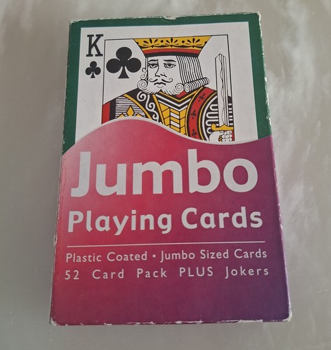Jumbo playing cards - jumbo,