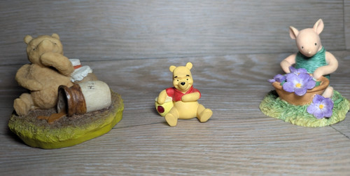 Winnie the pooh - figurines, 3x