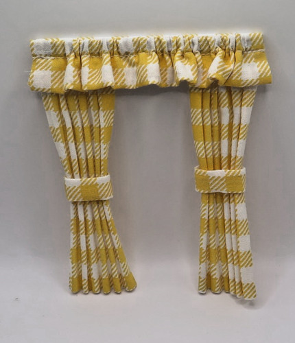 Dolls house curtains