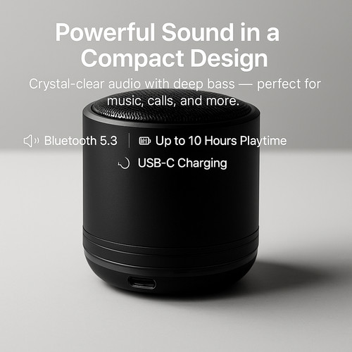 Powerful bluetooth mini metal - powerful,