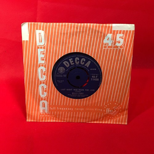 Billy fury last night - night, made