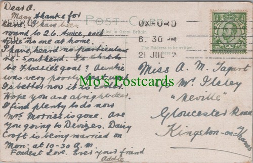 Genealogy postcard tagart - genealogy, /