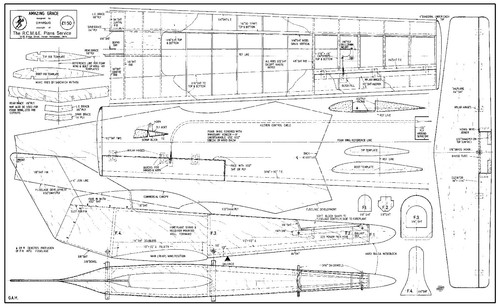 Amazing grace c glider - 64", r/c