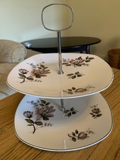 2 Tier Cake Stand  With Pink &