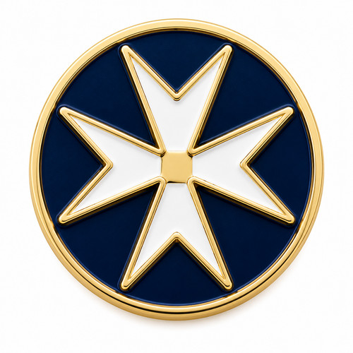 Small maltese cross freemason - cross,