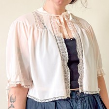 Vintage Pink Sheer Lace