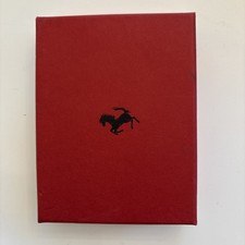 Genuine Ferrari Leather Money Clip Card Holder