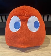 Blinky The Ghost Plush PAC Man Soft Toy Namco Retro Gaming 8 X 7.5”