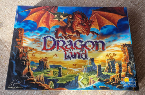Dragon land board game - dragon,