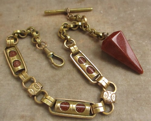 Antique victorian goldstone - victorian,