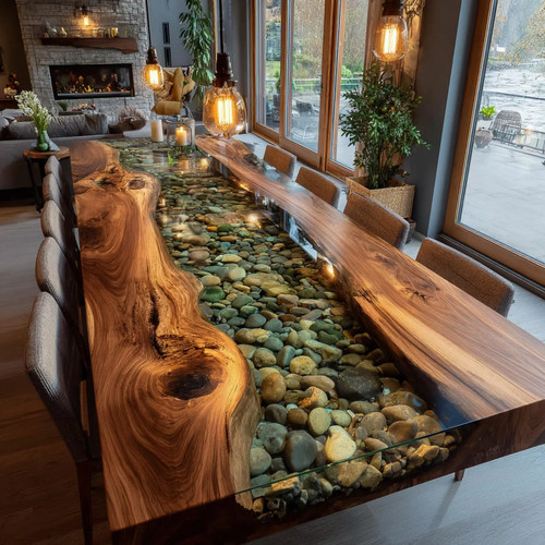 Handmade live edge epoxy - edge,
