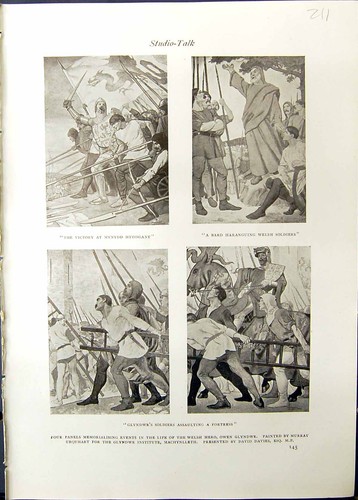 Old print 1911 glyndwr - print, siers
