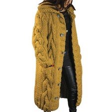 Ladies Loose Chunky Overcoat