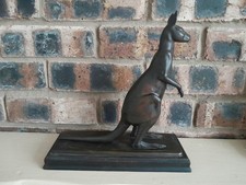 Vintage Bronze Sculpture Clock Base Shop Home Cottage Display Collector Project 