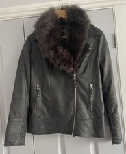 Wallis grey faux leather