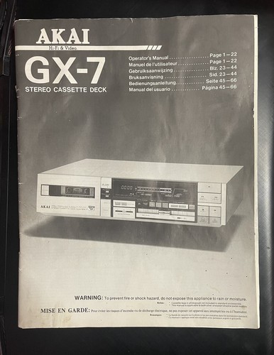 Akai original - akai, gx-7