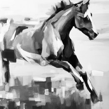 ORIGINAL HORSE PAINTING - Pet