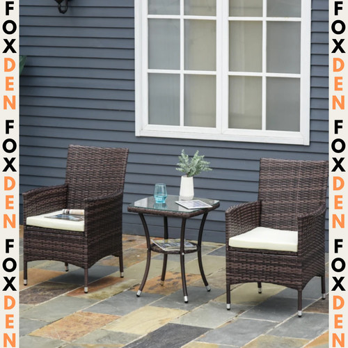 Bistro table and chairs set - chairs,