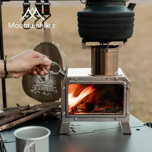 Wood burner stove portable - burner,