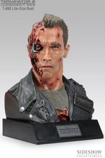 Terminator 2 T2  Sideshow Collectibles T-800 Life Size Head Bust  NUMBER 086/750