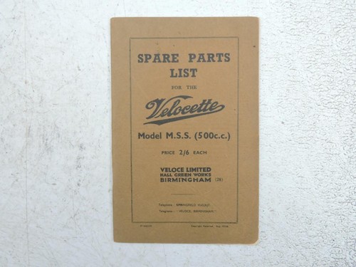 1948 velocette 500 mss - 1948,