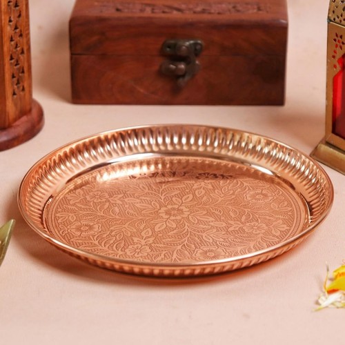 Pure copper pooja - pure,