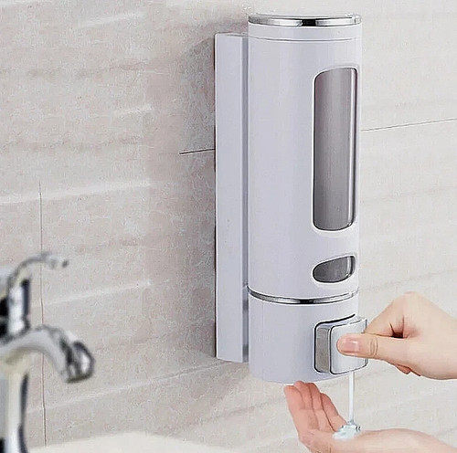 Wall mounted soap dispenser - mounted,
