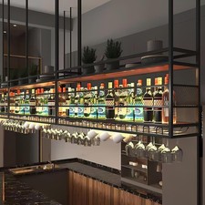 Hanging Wine Glass Rack 2-Tier