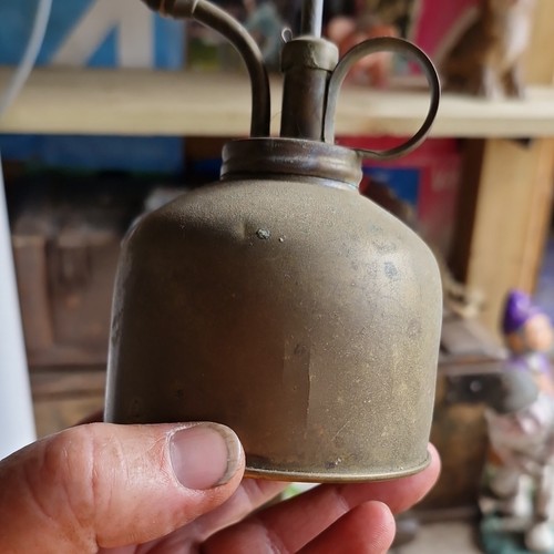 Vintage metal hand pump - metal,
