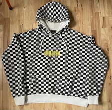 Childish Turbo Hoodie  Size UK M Black White Checked. 