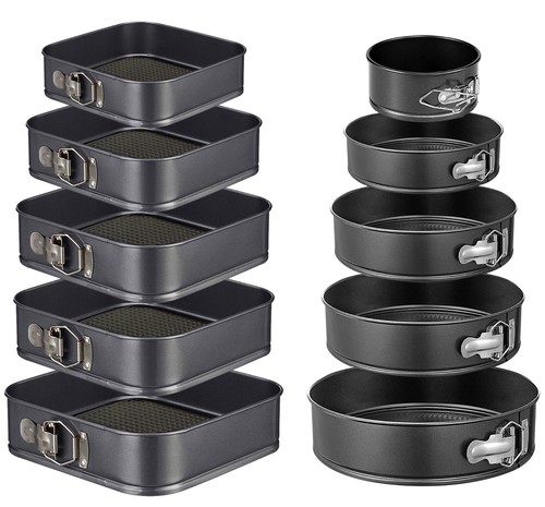 Square round cake - round, tins