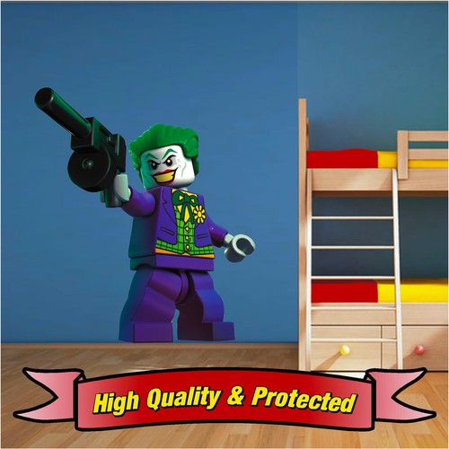Lego joker batman wall art - lego,