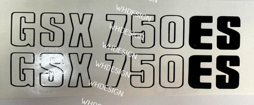 Gsx750es sticker set - gsx750es.,