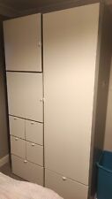 IKEA VISTHUS Wardrobe - Grey/White - Modern Storage Solution - Great Condition