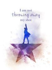 Art print hamilton quote - hamilton,