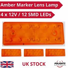 4X Led 12V Orange Amber Side