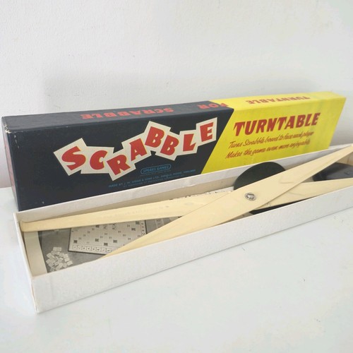 Vintage scrabble turntable - vintage,