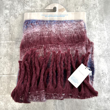 Primark Womens Scarf Burgundy