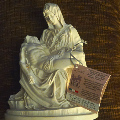 Isac virgin mary pieta - mary, statue