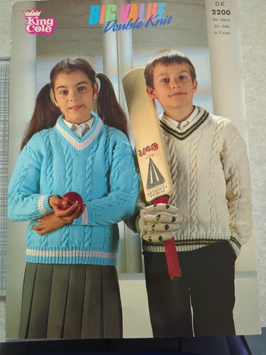 Kids knitting pattern cricket - kids,