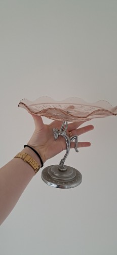Vintage art deco cake stand - art,