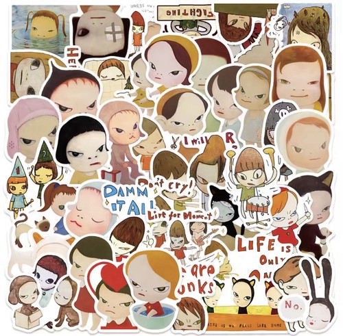 20pcs yoshitomo nara stickers - yoshitomo,