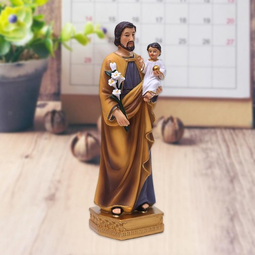 Saint joseph with child resin - joseph,