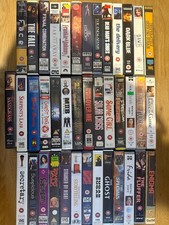 7 Joblot Bundle 40 Ex Rental Big Box Post Cert Various Random Genres Titles VHS
