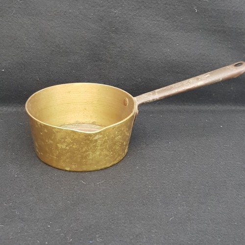 Antique brass small cooking - antique,