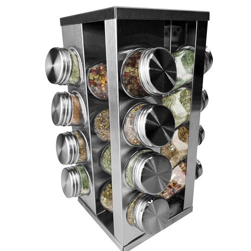 Jar revolving spice - jar, rack